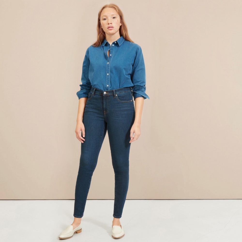 Everlane Authentic Stretch Mid-Rise Skinny Jean